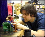 Dylan at work