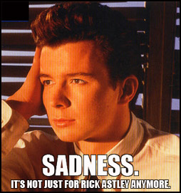 Rick is a sad panda.