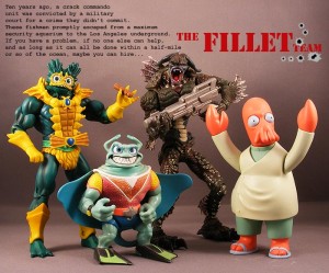 Fillet Team Ray Fillet Mer-Man Zoidberg Hierophant