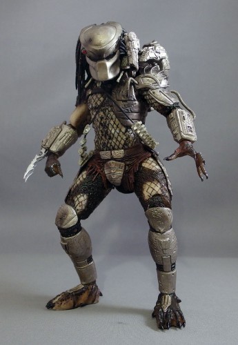 This is as much as the Predator can squat.